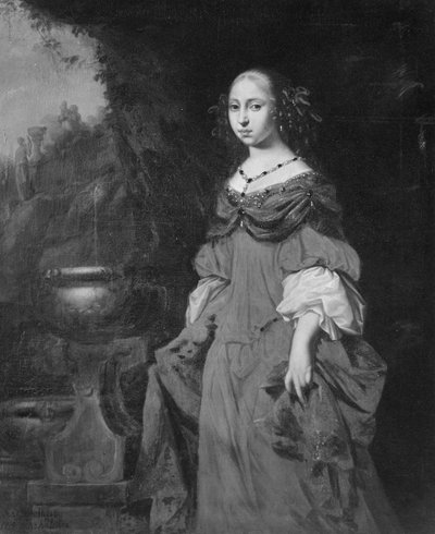 Anna Dorotea, 1640-1713, Holstein-Gottorpin prinsessa, Quedlinburgin abbedissa tekijältä David Klöcker Ehrenstrahl