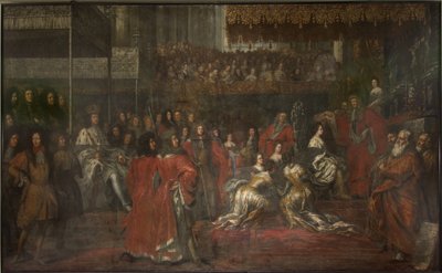 Kuningatar Ulriika Eleonoora vanhemman (1656-1693) kruunajaiset tekijältä David Klöcker Ehrenstrahl