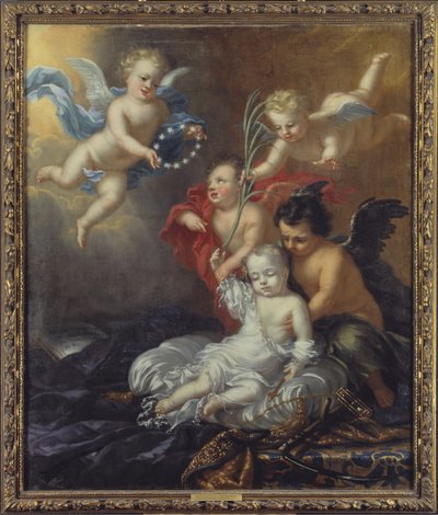 Ulrik (1684-1685), Ruotsin prinssi, allegoria hänen kuolemastaan tekijältä David Klöcker Ehrenstrahl