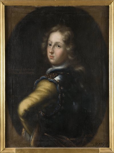 Charles III Guillaume de Bade Durlach - Baden-Durlachin markkreivi Charles III Williamin (1679-1738) muotokuva, Ehrenstrahl, David Klocker (1629-1698). Öljy kankaalle. Mitat: 83 x 67 cm. Tukholman kansallismuseo tekijältä David Klöcker Ehrenstrahl