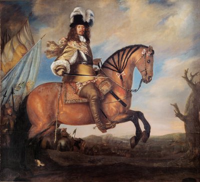 Kenttämarsalkka Carl Gustaf Wrangelin muotokuva 1613-1676, 1652 tekijältä David Klöcker Ehrenstrahl