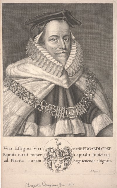 Edward Coke tekijältä David Loggan