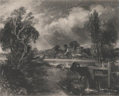 A Lock on the Stour, 1830. finlandès tekijältä David Lucas