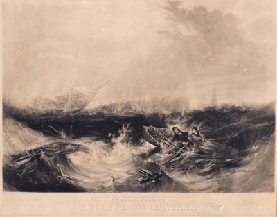 Grace Darling ja hänen isänsä pelastavat yhdeksän selviytyjää Forfarshiresta tekijältä David Lucas