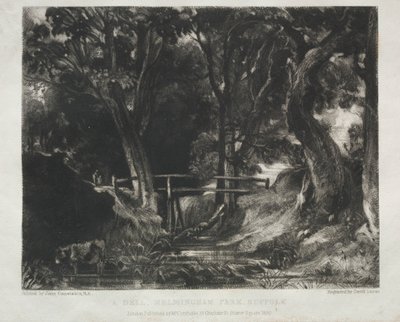 Erilaisia maisema-aiheita, ominaista englantilaisille maisemille kuvista..., 1830. tekijältä David Lucas