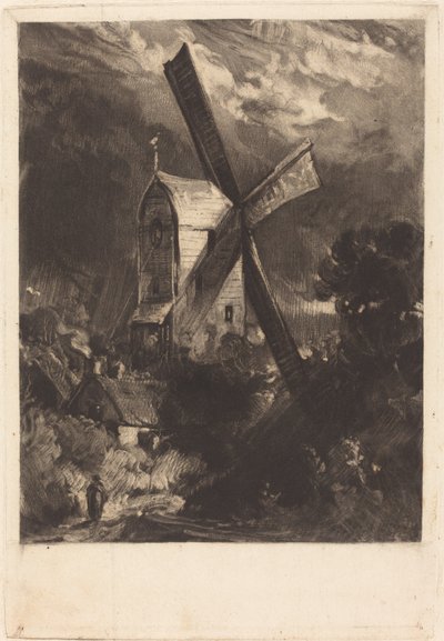 Molí prop de Brightonfinnish tekijältä David Lucas after John Constable