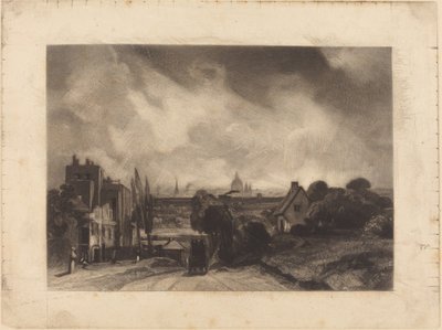 Sir Richard Steelen mökit tekijältä David Lucas after John Constable