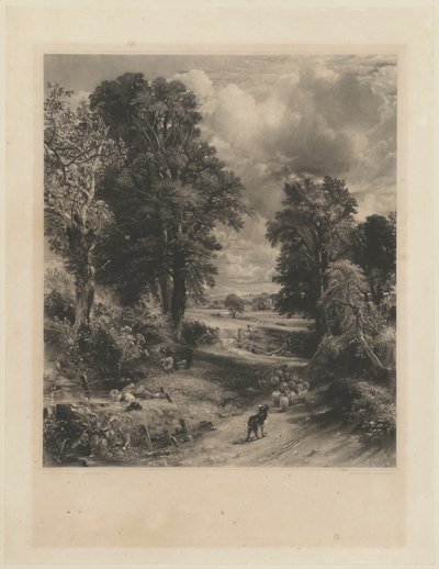 Maissipelto tekijältä David Lucas after John Constable
