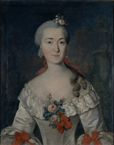 Maria Ivanovna Tatishchevan muotokuva, 1759 tekijältä David Lueders