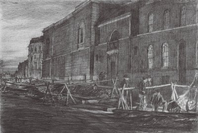 Lontoo: Newgate Prison (värilitografia). tekijältä David Muirhead (after) Bone