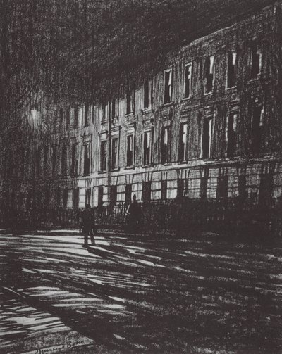 Lontoo: North O Euston (värilitra). tekijältä David Muirhead (after) Bone