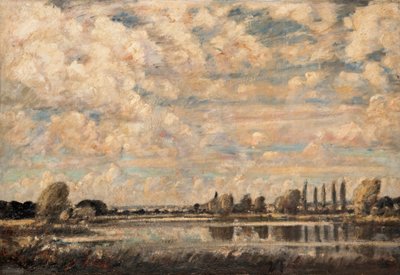 A River Scene (öljy kankaalle) tekijältä David Muirhead