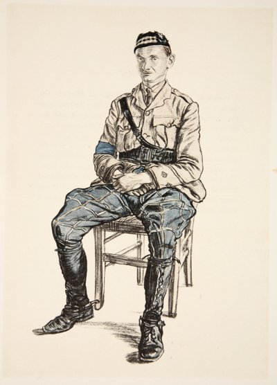 A Highland Officer, kuvitus teoksesta 