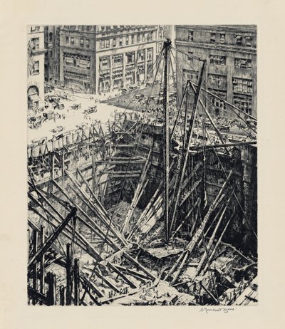 Manhattanin kaivaukset tekijältä David Muirhead Bone