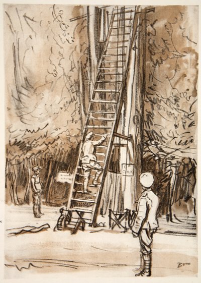 An Observation Post, kuvitus teoksesta 