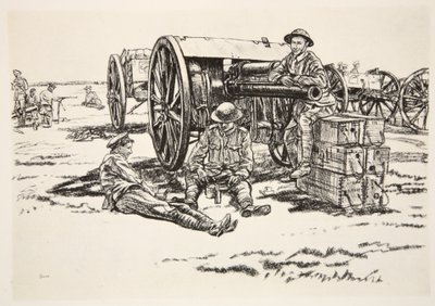 Dinner Time: Men of the RFA, kuvitus teoksesta 