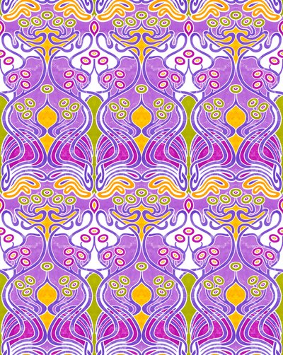 Beauclair Mauve, 2018 (sekatekniikka digitaalinen) tekijältä David Newton