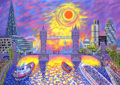 Auringonlasku:Pool Of London, 2013 tekijältä David Newton