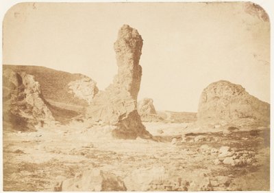 St. Andrews. The Spindle Rock, 1843-47. Tekijät: David Octavius Hill, Robert Adamson, Hill & Adamson. tekijältä Hill and Adamson