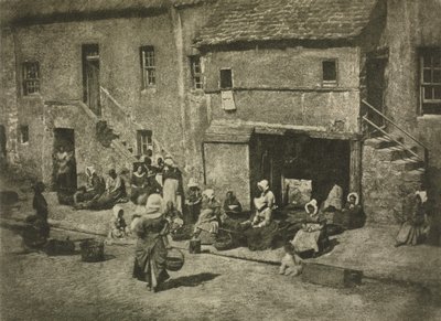 Kameratyö: Newhaven Fisheries, 1909. Tekijät: David Octavius Hill, Robert Adamson. tekijältä David Octavius Hill, Robert Adamson