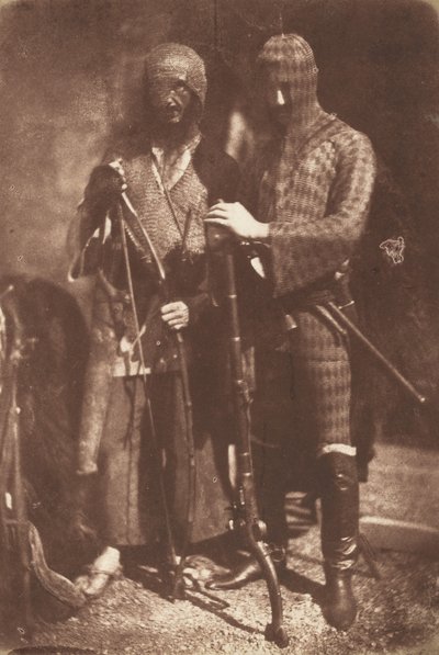 Afgaanin tai sirkan panssari,1843 (kuva) tekijältä David Octavius Hill