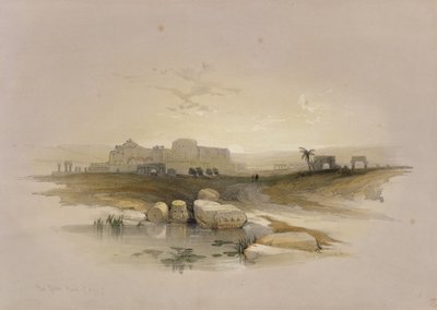 Beit Jibrin, teoksesta "Pyhä maa", kaiverrus Louis Haghe (1806-85), 1839 tekijältä David Roberts
