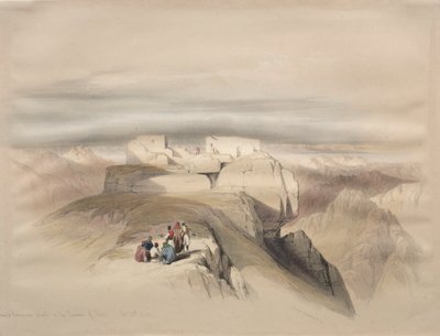 Kristilliset ja Mahomedalaiset kappelit Siinain huipulla, 1839. tekijältä David Roberts
