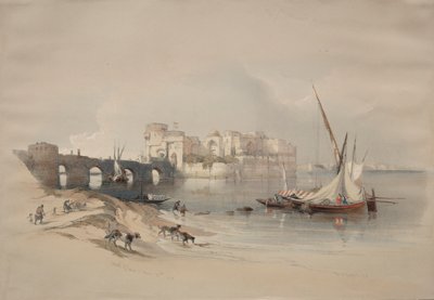 Sidonin linnoitus, 1839. tekijältä David Roberts