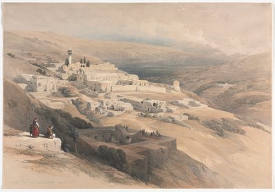 Terra-Santan luostari, Nasaret, 1839. tekijältä David Roberts