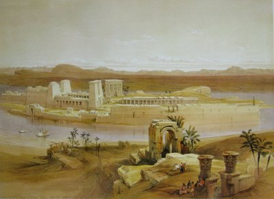David Roberts Temppelisaari Philae tekijältä David Roberts