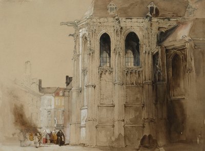 Dieppe, 1828 tekijältä David Roberts
