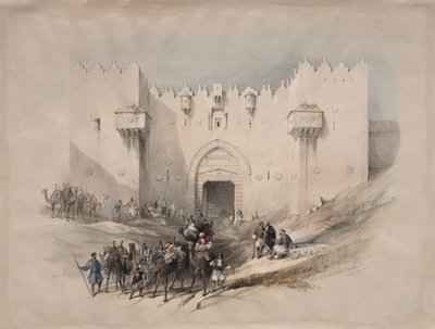 Damaskoksen portti, Jerusalem tekijältä David Roberts