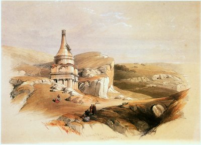 Pyhässä maassa: (kuva): Jerusalem, Kidronin laakso, Absalomin hauta ... (kuva) tekijältä David Roberts