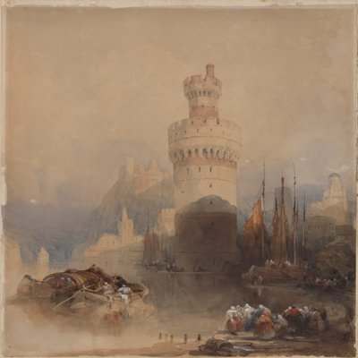 Oberwesel Reinin varrella tekijältä David Roberts