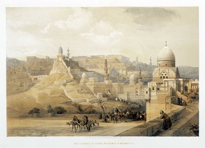 Kairon linnoitus, Mehemet Alin palatsi "Pyhässä maassa", Lontoo 1849. tekijältä David Roberts