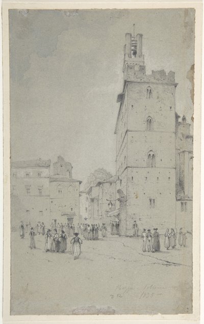 Palazzo dei Priori, Volterra tekijältä David Roberts