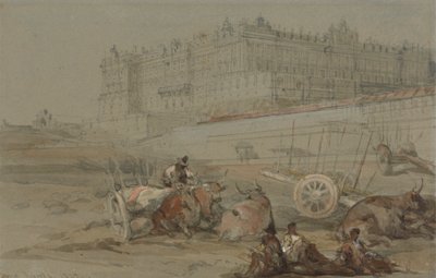 Kuninkaallinen palatsi, Madrid, 1832 tekijältä David Roberts