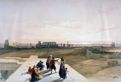 Karnakin rauniot lännestä, 1800-luku tekijältä David Roberts