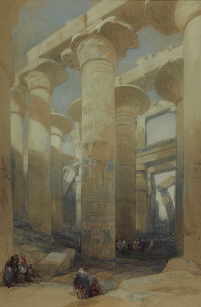 Temppeli, Karnak tekijältä David Roberts