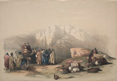 Aaronin hauta, Horeb-vuoren huippu tekijältä David Roberts