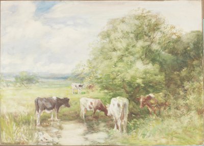 The Shady Pool (acuarelă pe hârtie pe carton) finlandez tekijältä David T. Robertson