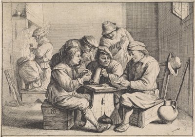 Els jugadors de cartes acaben tekijältä David Teniers (II)