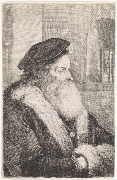 Vanha mies parta tekijältä David Teniers (II)