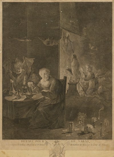 Lähtö Sabatiin tekijältä David Teniers