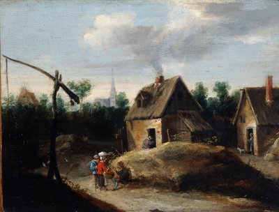 Maalaismaisema, 1600-luku tekijältä David Teniers the Younger