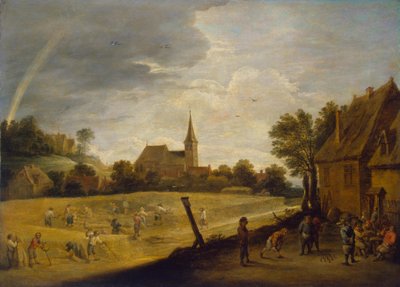 Sadonkorjuu tekijältä David Teniers the Younger
