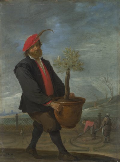 Kevät Sarjasta Neljä vuodenaikaa, c. 1644 tekijältä David Teniers the Younger