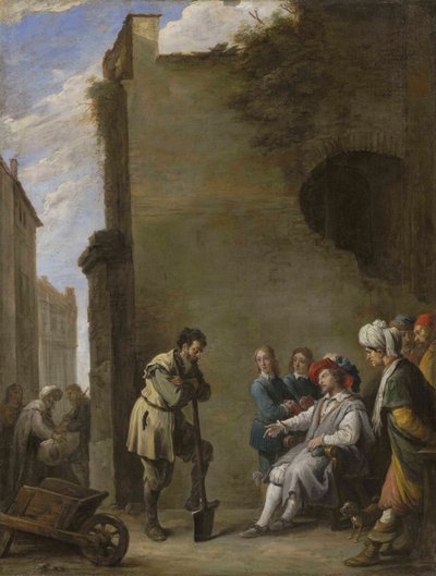 Vertaus viinitarhan työntekijöistä tekijältä David Teniers the Younger