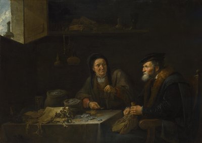 Vertaus rikkaasta hullusta, 1648 tekijältä David Teniers the Younger
