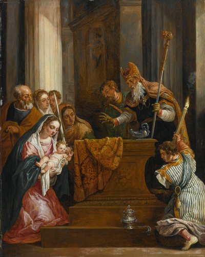Esittely temppelissä tekijältä David Teniers the Younger